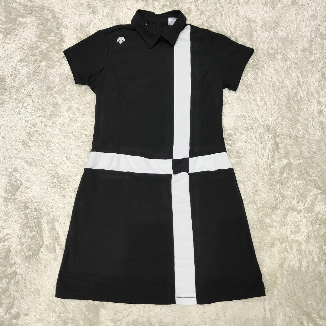 美品✨ DESCENTE GOLF デサント ゴルフ ワンピース 襟 S
