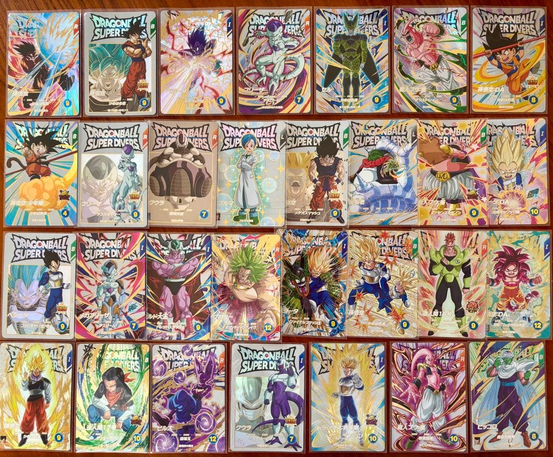 ドラゴンボールスーパーダイバーズ　EXR　かぶりなし30枚セット