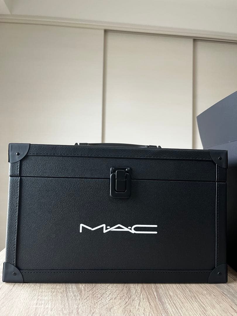 MAC ミラー付き収納ボックス 黒