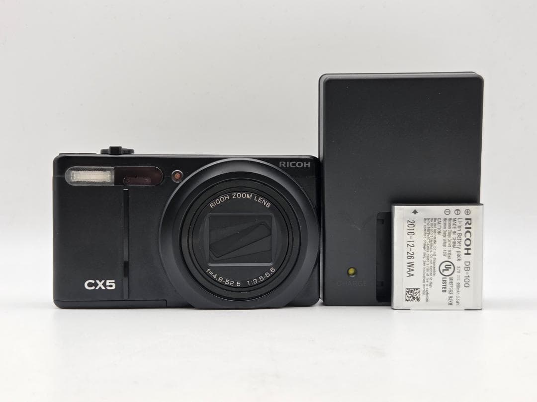 【美】リコー　RICOH CX5 ブラック コンパクトデジタルカメラ
