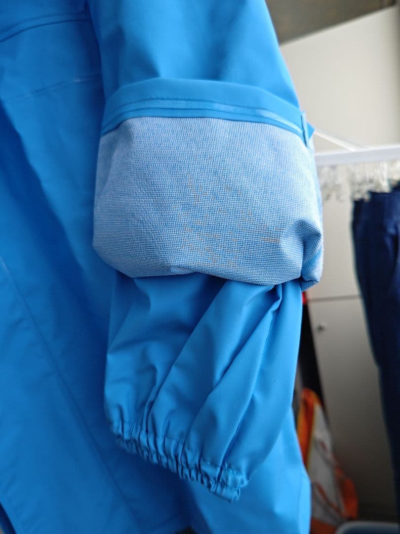 阪神素地前開きサロペットと上着の3点セット