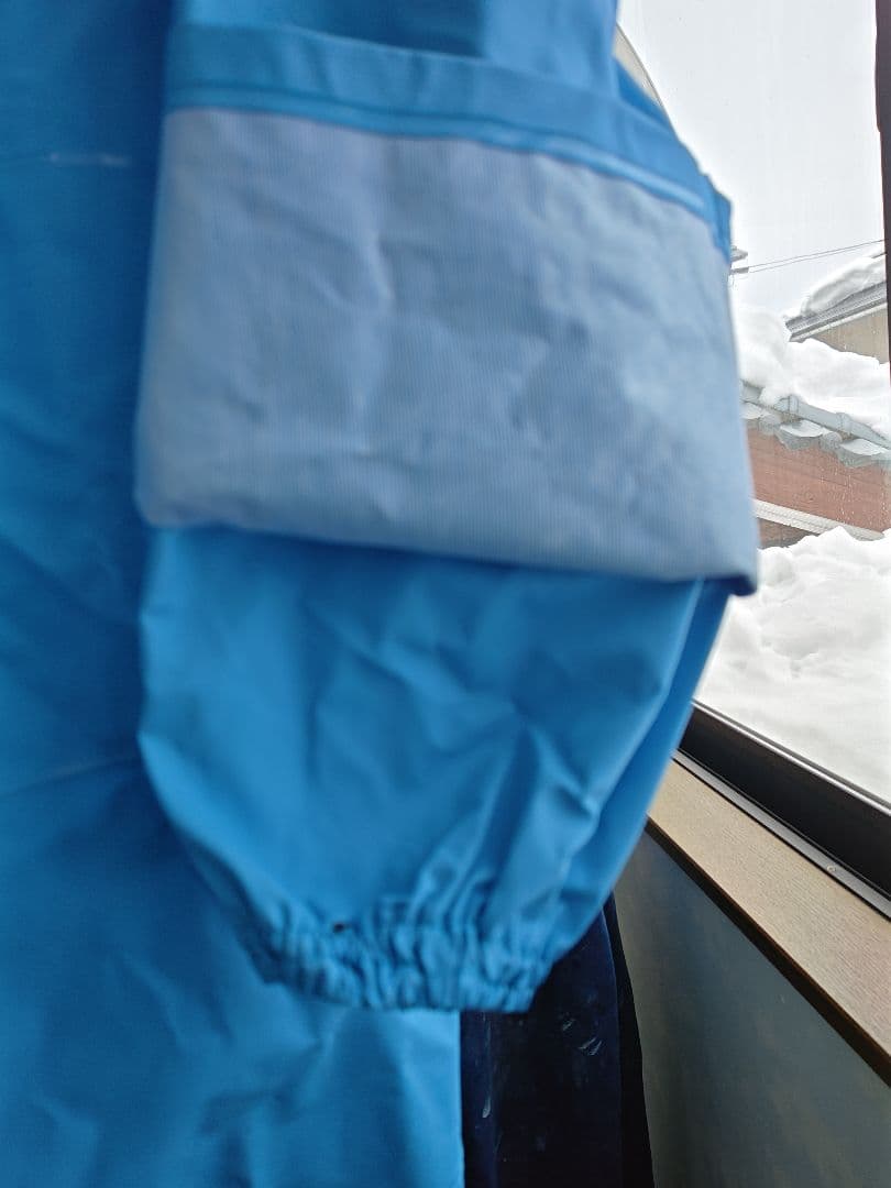 阪神素地前開きサロペットと上着の3点セット