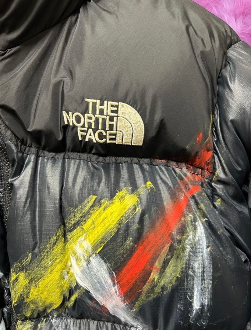 90's THE NORTH FACE ヌプシ　リメイク　ダウン　ビンテージ