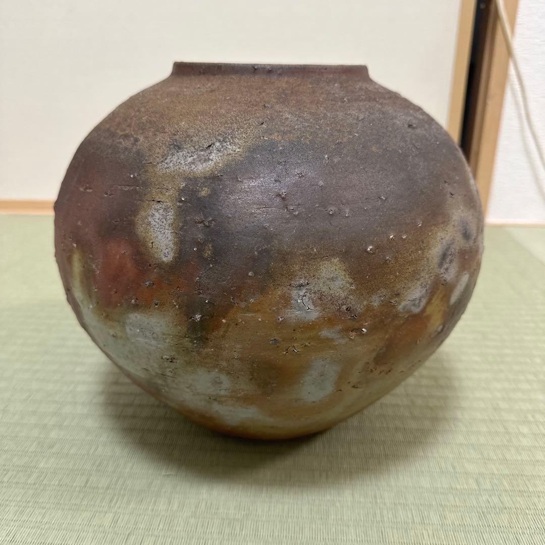 備前焼，壷，人間国宝，花瓶，金重陶陽？