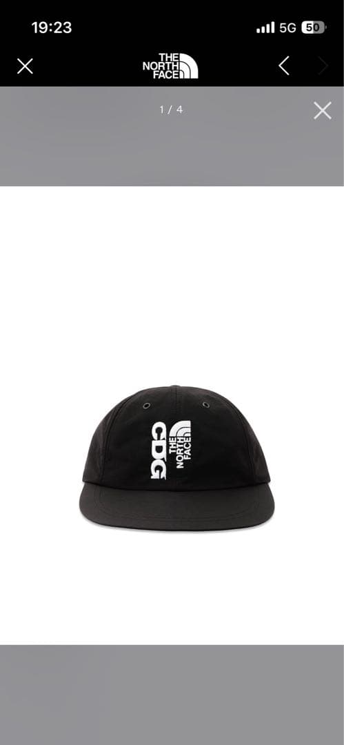 TNF×CDG ナイロンキャップ（ユニセックス）