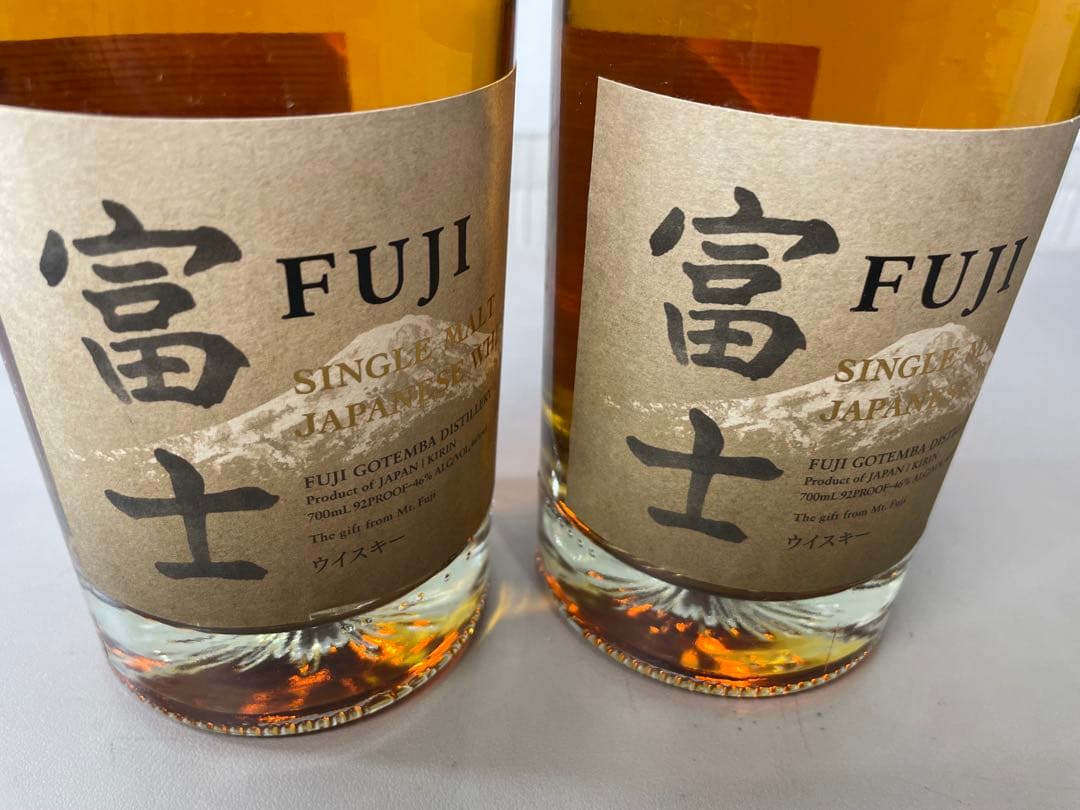 キリン 富士御殿場蒸溜所 富士 シングルモルト ウイスキー　2本セット