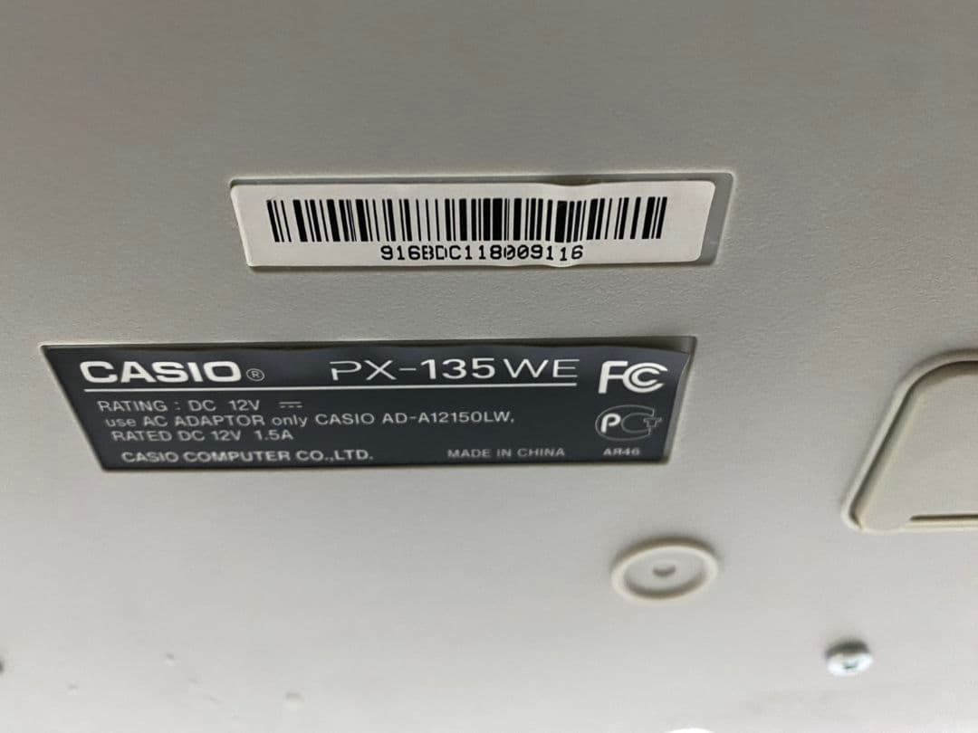 CASIO 電子ピアノ カシオ Privia 88鍵 PX-135WE