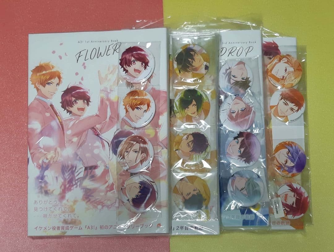 A3! アニバーサリーブック　缶バッチ　ポスター　セット