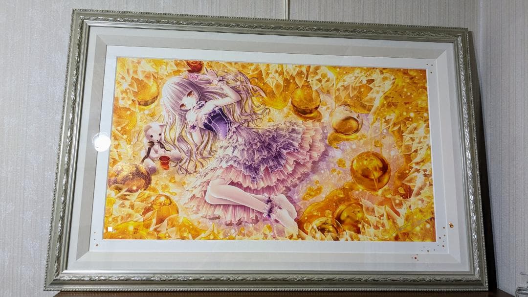 てぃんくる／密夜茶会 DX　版画　ミックスドメディア