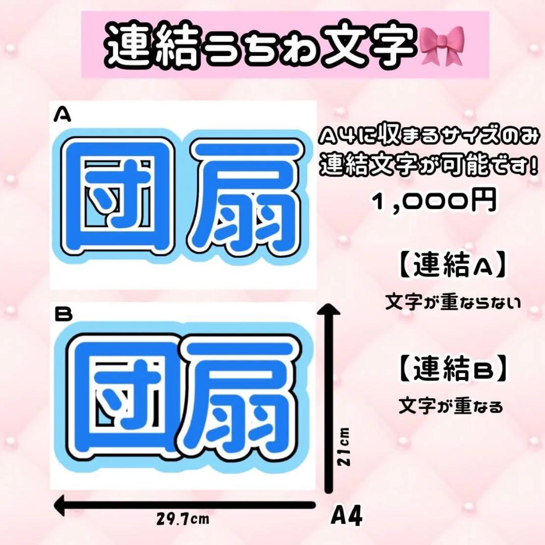 うちわ文字 文字パネル オーダー ☆ (フォント多数 ハングル対応)