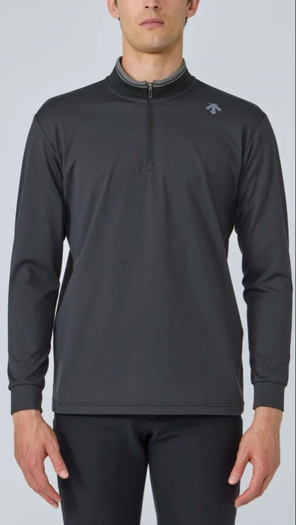 定価24200円 新品未使用品　デサントゴルフ　ハーフジップ　メンズM ブラック