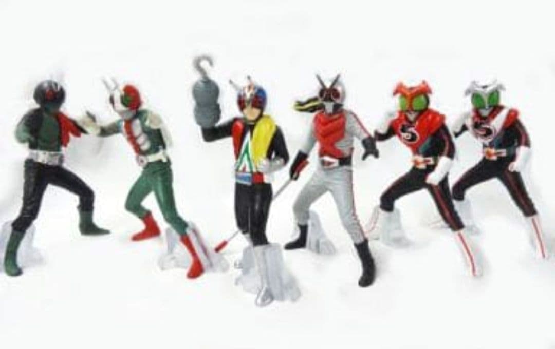 HDC 仮面ライダー フィギュア 全5種＋シークレット1種　計 6体セット
