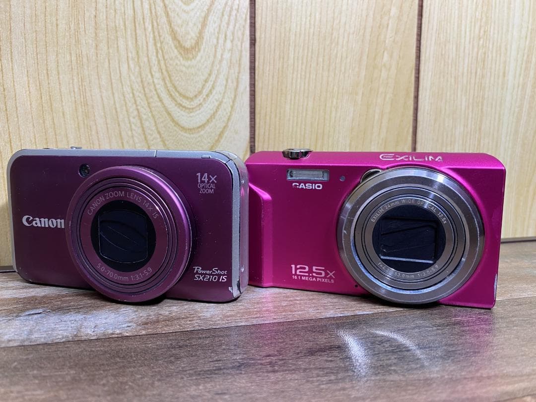 CANON CASIO コンパクトデジタルカメラ２台 ジャンク