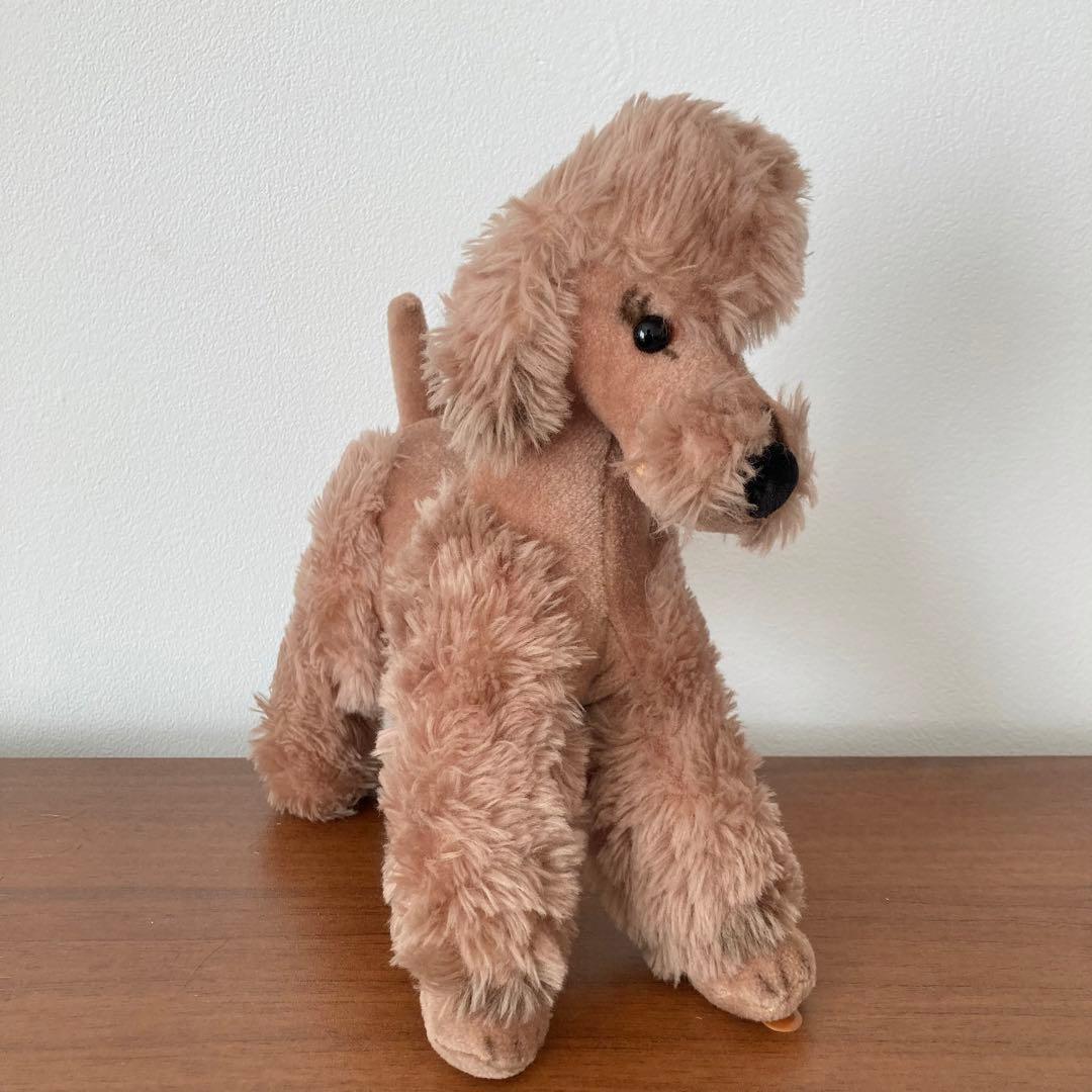 オールドシュタイフ　プードル　シュタイフ　ぬいぐるみ　ドイツ　ヴィンテージ