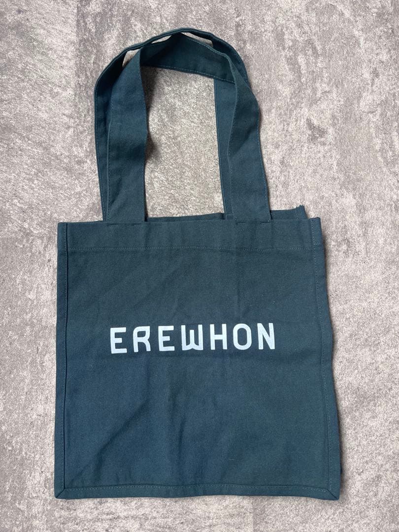 【新品未使用】EREWHON エコバッグ ダークグリーン