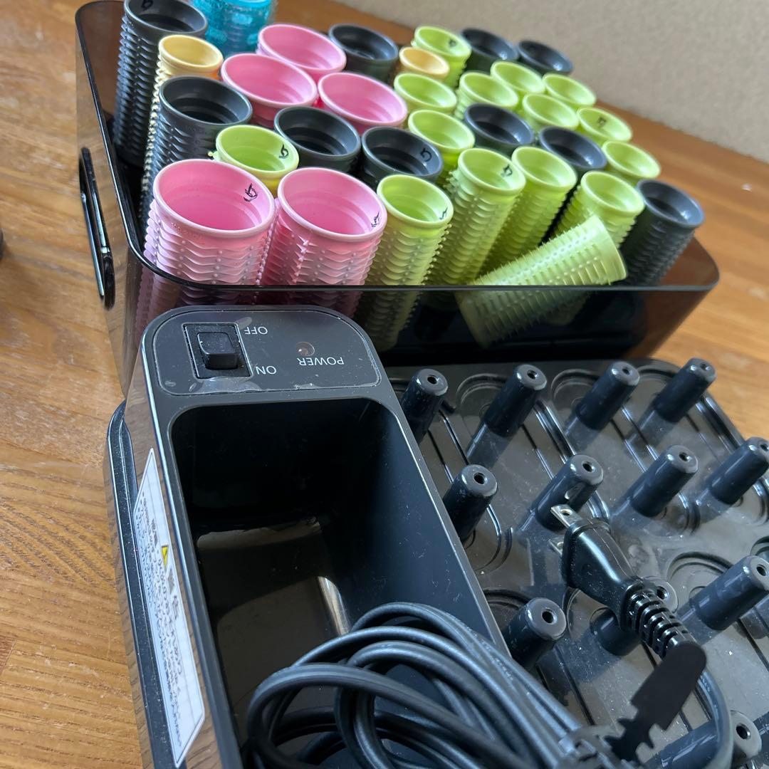 美容師専用！ヘアカールセット（ホットカーラー）マネキンヘッド付き