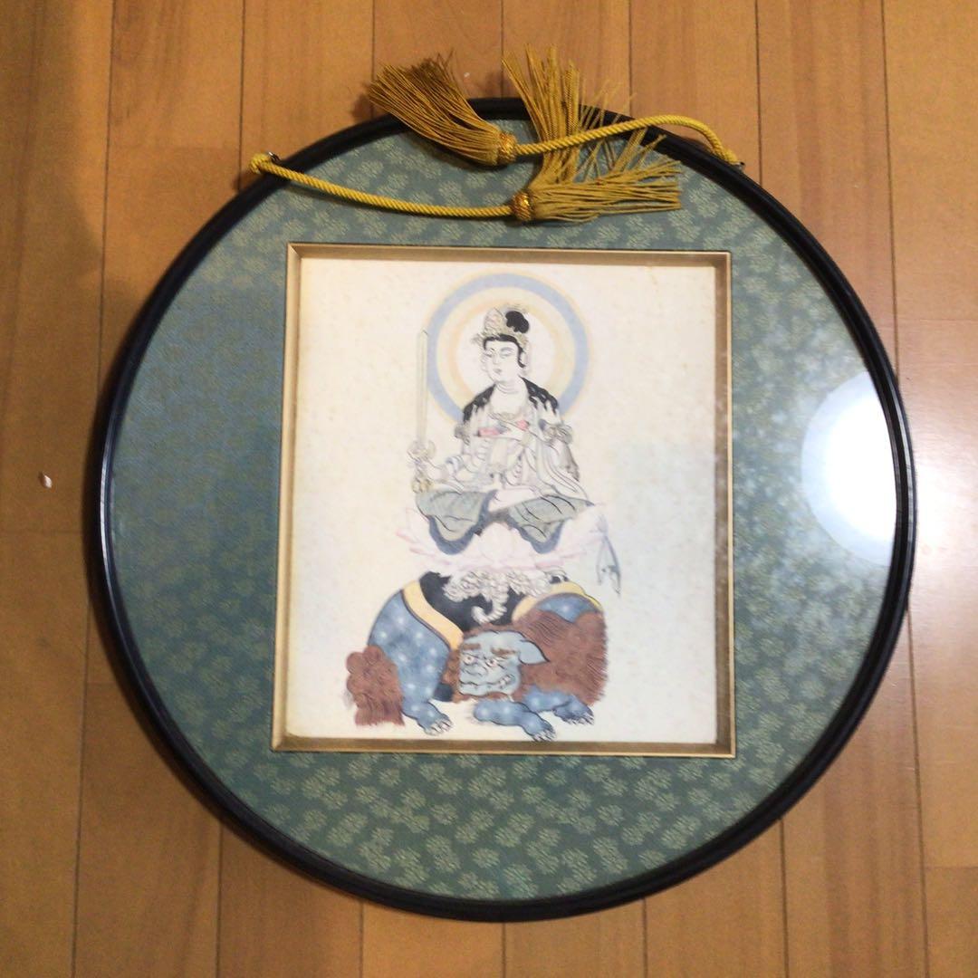 文殊菩薩の仏画