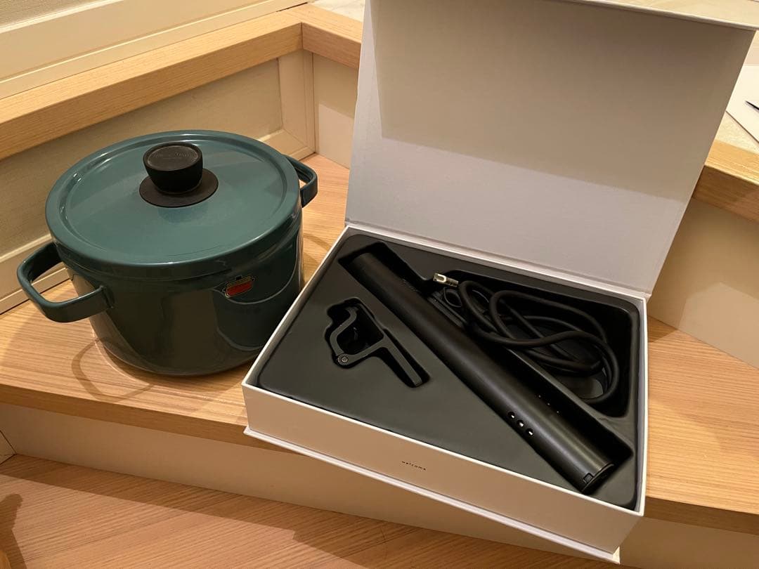 ボニーク　低温調理器 富士ホーロー鍋セット