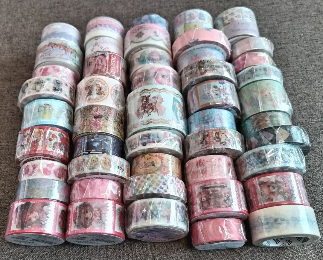 クリームピーチ Dreamin' Tiny Pets 等 マステ 47本セット