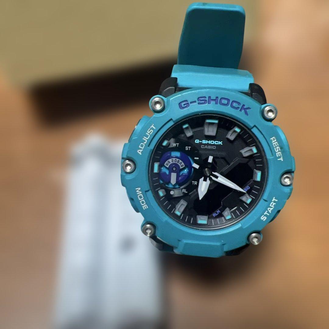 G-SHOCK CASIO デジタル腕時計 青