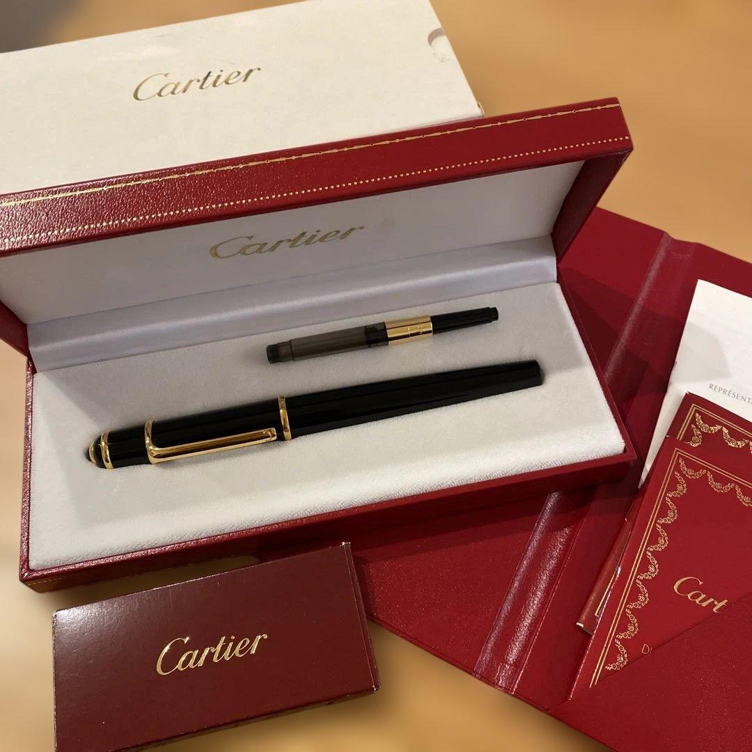Cartier カルティエ ディアボロ ドゥ カルティエ 万年筆／ブラック