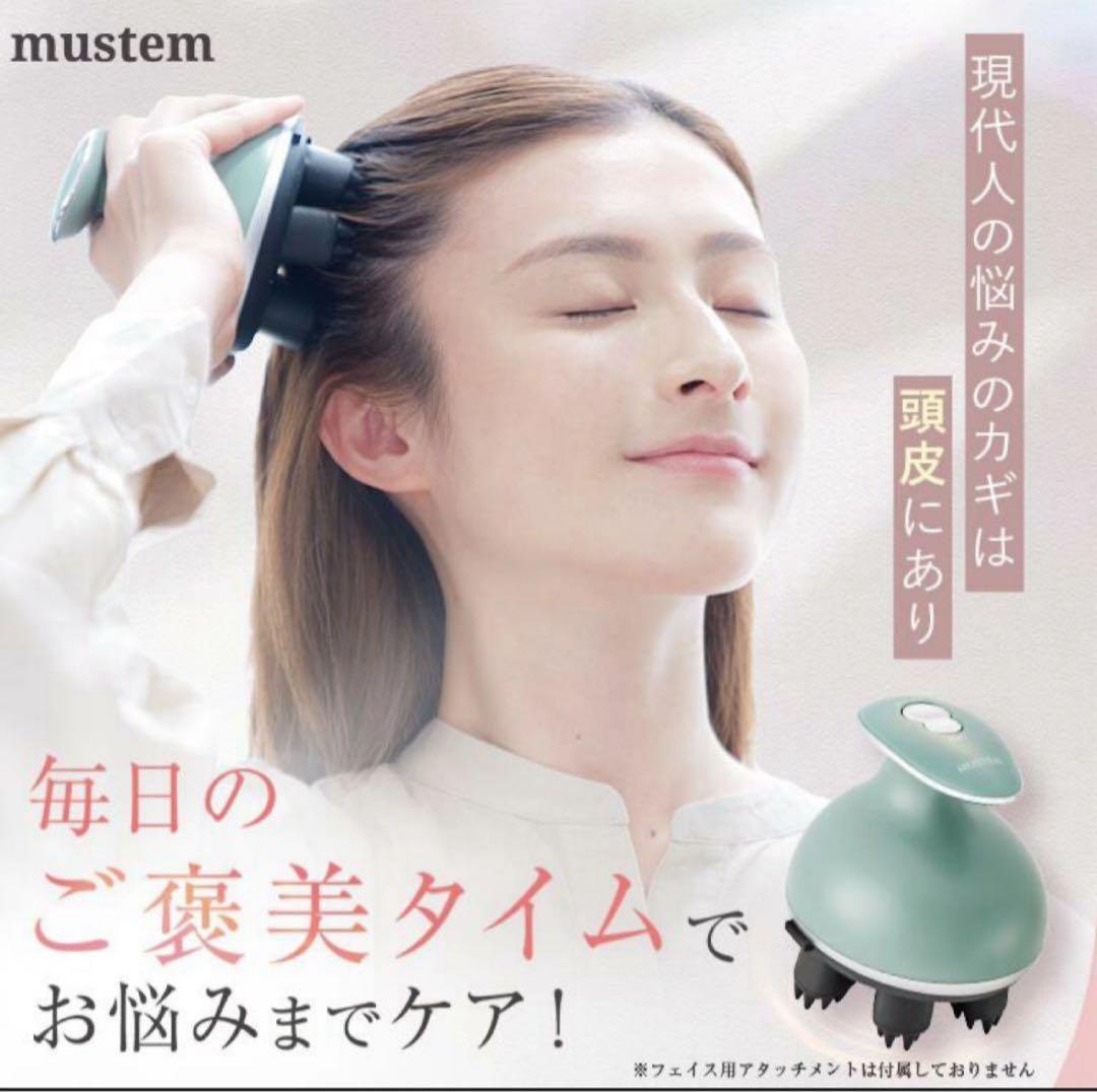 Ｓ☆mustem スカルプブラシ MST-EHG グリーン