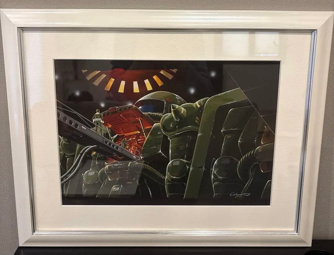 大河原邦男展　複製原画　ザク出撃