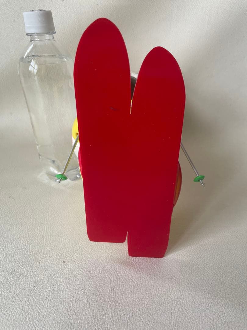 たくぎん たくちゃん 拓ちゃん 特大 ソフビ貯金箱 カウンター用 店頭用 スキー