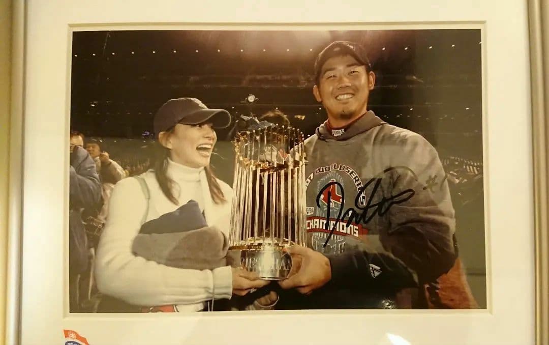 激レア!松坂大輔 直筆サイン入り額入りフォト