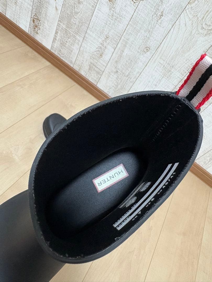 専用25.5〜26㎝★美品HUNTERショートレインブーツUK7ハンター長靴