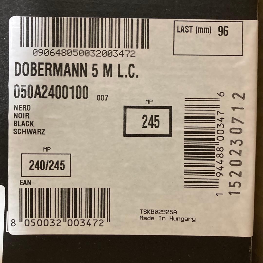 23/24 新品 NORDICAドーベルマ5M LC 24.5cm シェルのみ