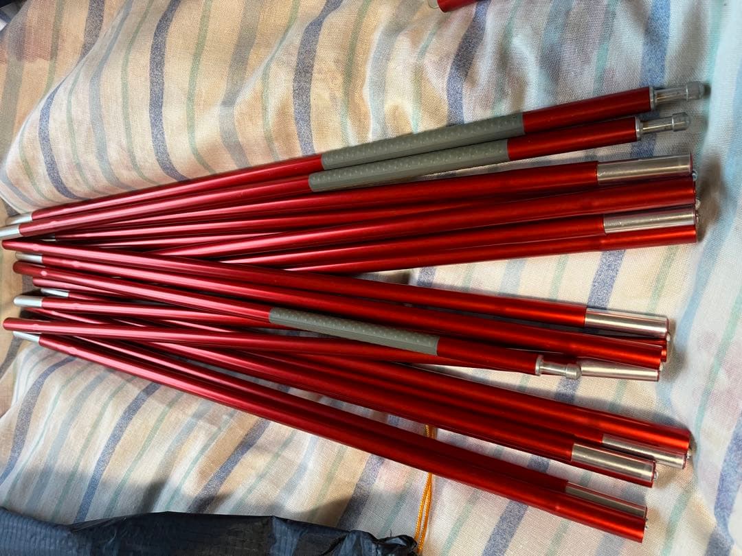 モンベル ステラリッジ4 レインフライ、グランドシート付