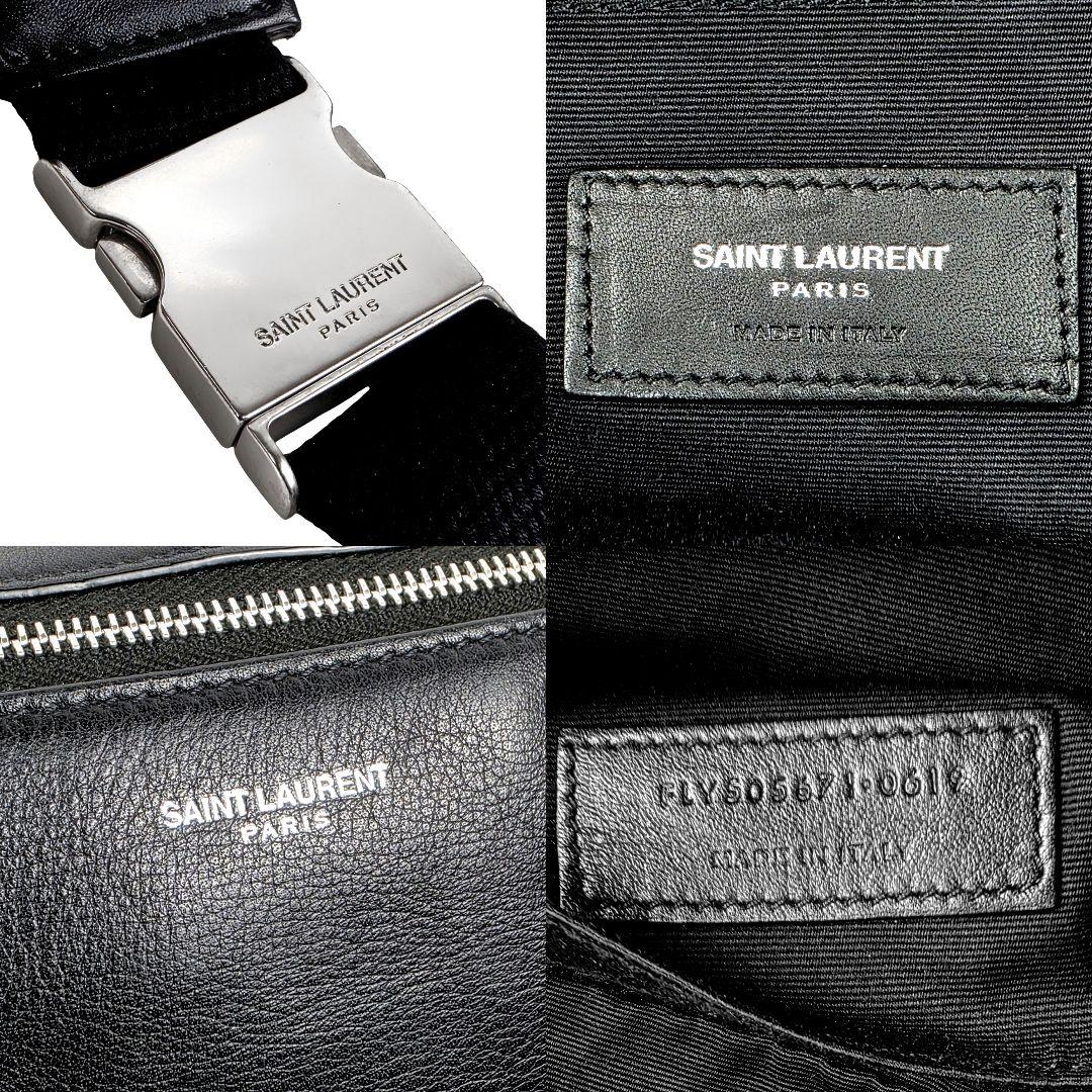 未使用 サンローラン SAINT LAURENT ボディバッグ ウエストポーチ