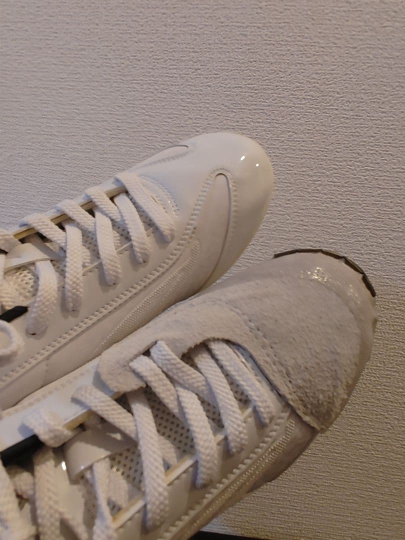 スラッガー　野球　25.0センチ スパイク　金具　ホワイト 高校野球