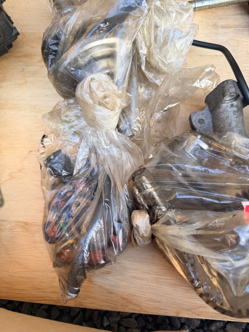 リトルカブ エンジン 分解 クランクケース ヘッド ジャンク