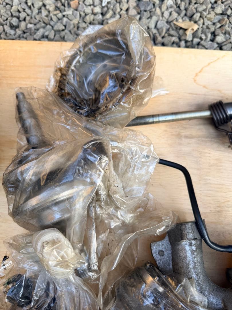 リトルカブ エンジン 分解 クランクケース ヘッド ジャンク