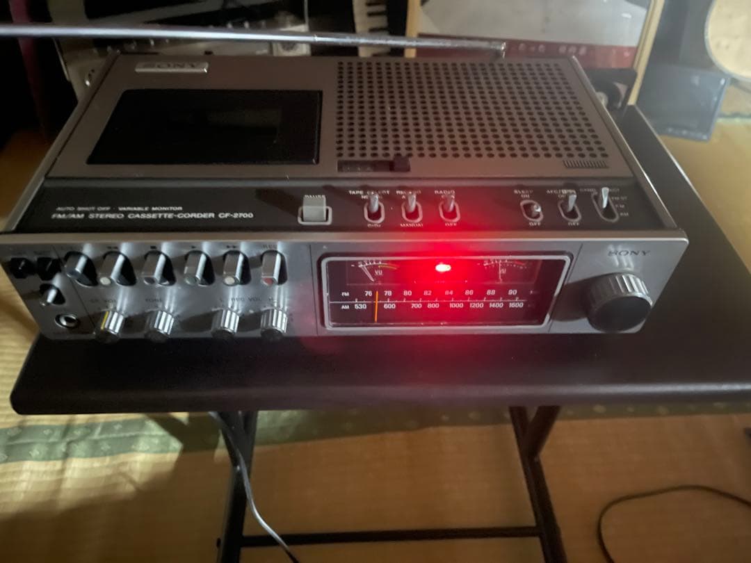 SONY CF-2700 ラジカセ　動作確認