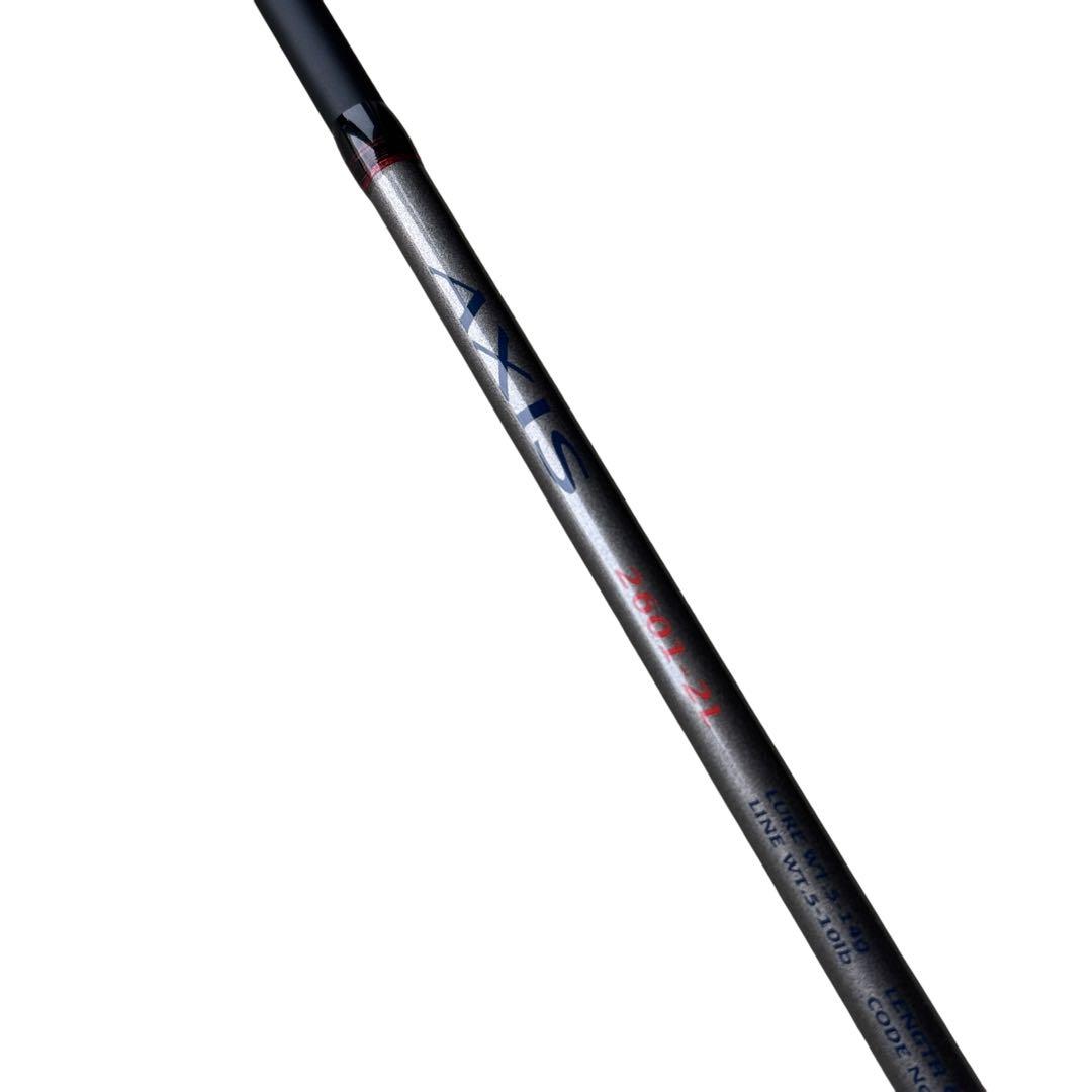美品　シマノ アクシス 2601-2L 2ピースロッド