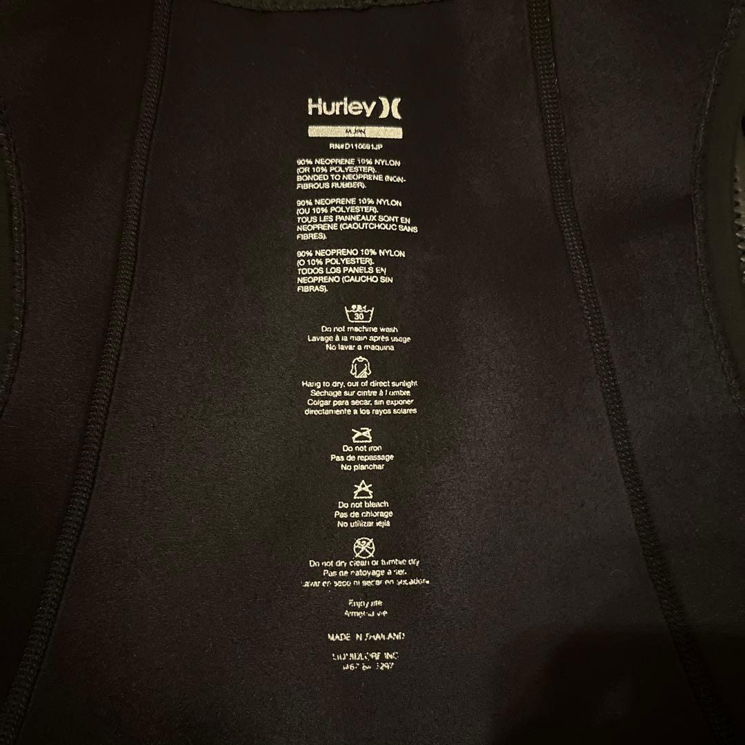 Hurley Fusion 202 ブラック ノースリーブベスト