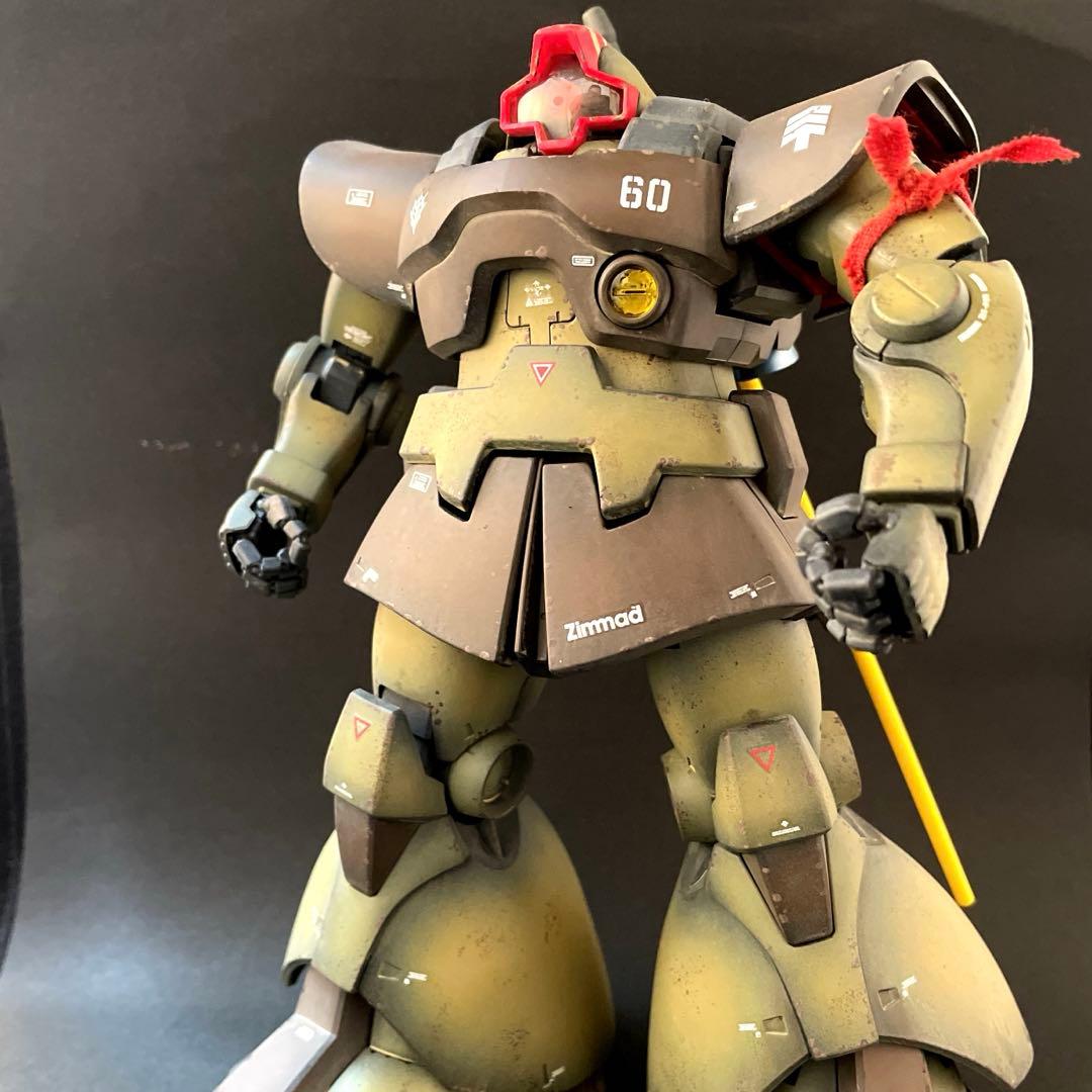 1/100MGリックドム　エアブラシ全塗装完成品