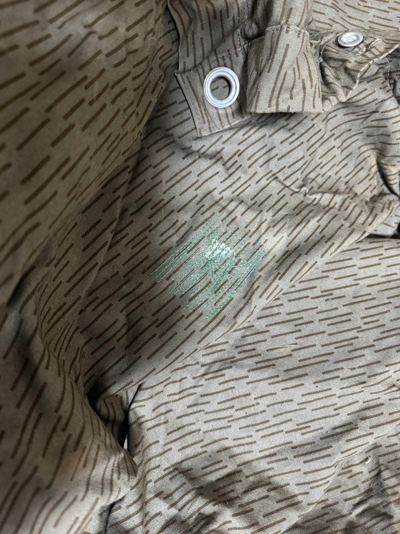 軍幕 東ドイツ軍テント レインドロップカモ③