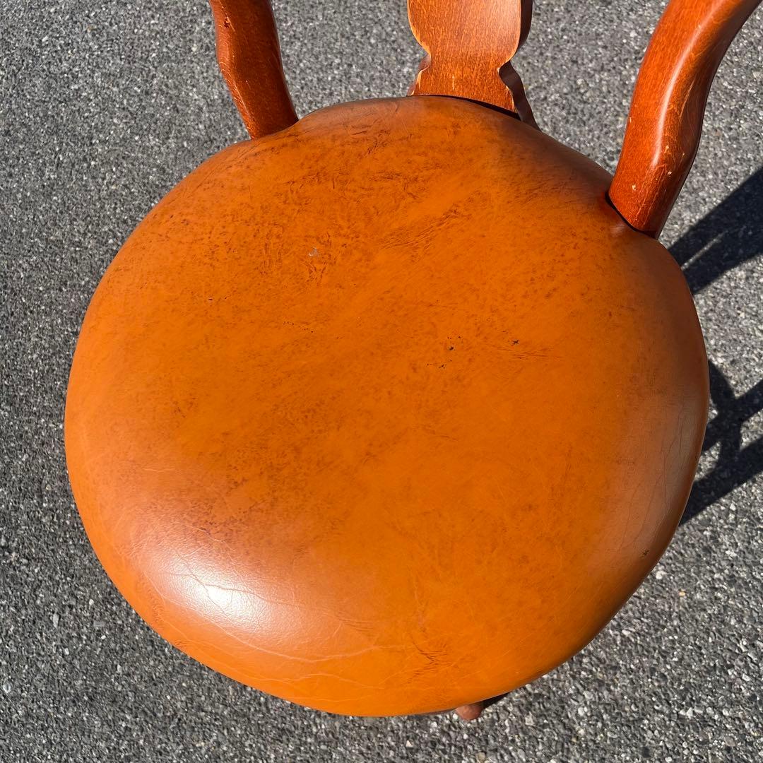 Casa Padrino ラグジュアリー　バロックレザー　バススツール　ブラウン