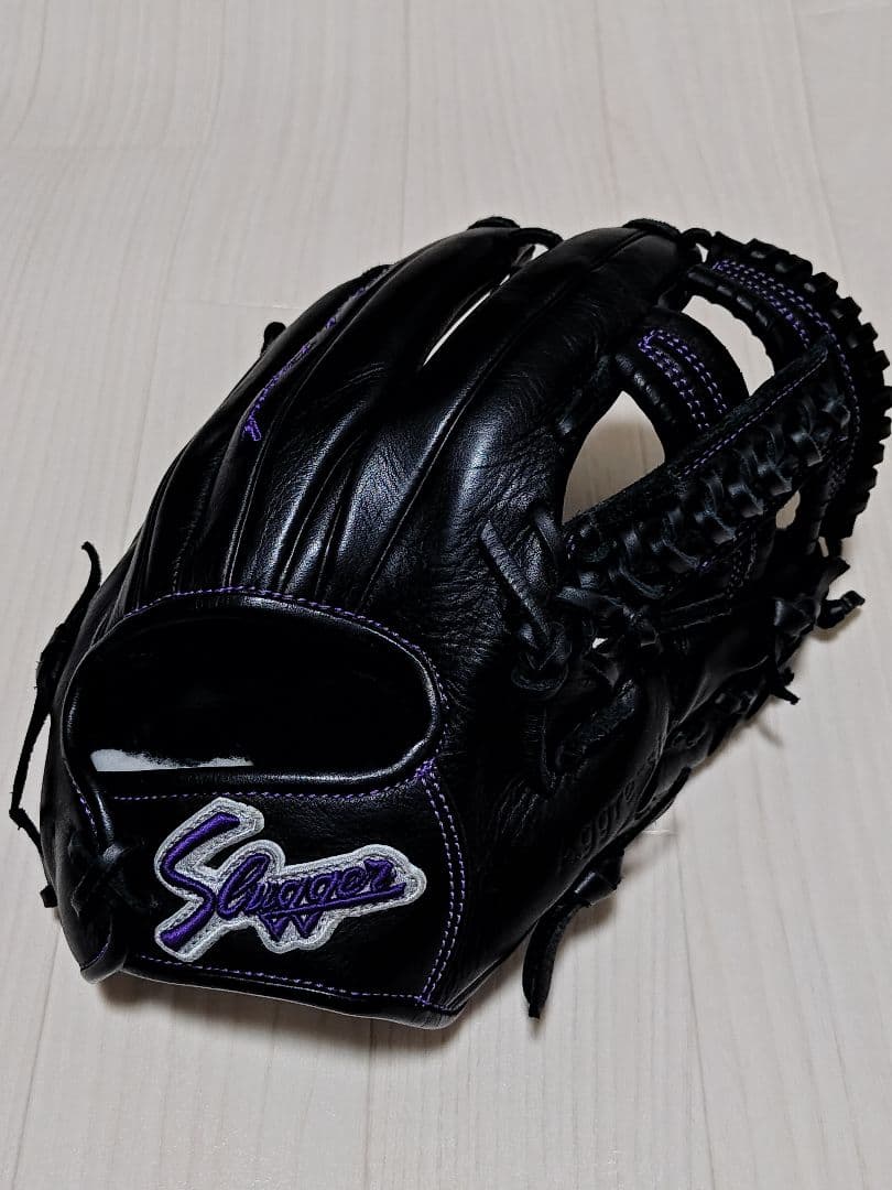 【超美品】久保田スラッガー 軟式 NRA型 福岡支店別注 黒×紫