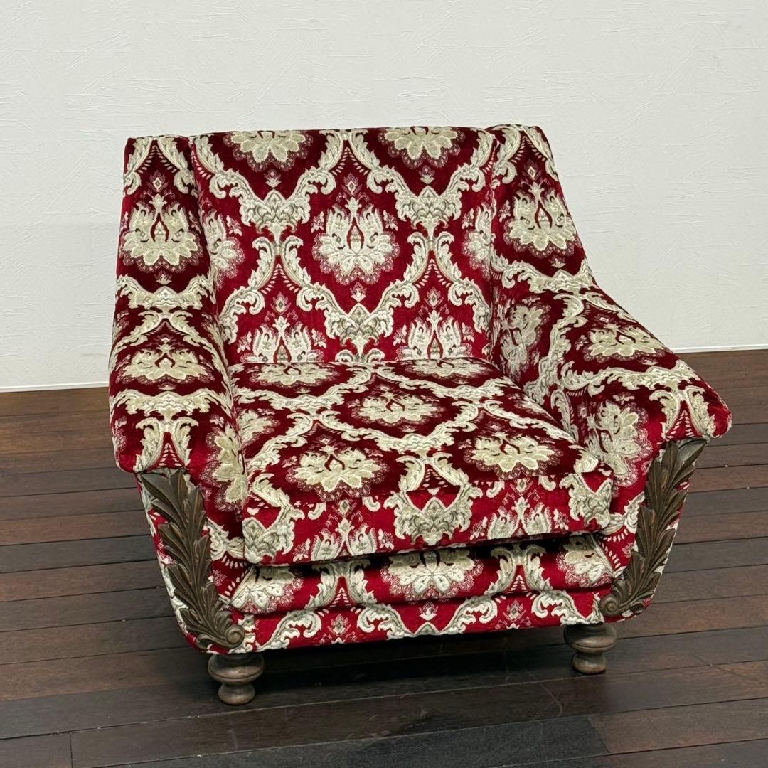 H19K86b 神戸洋家具 永田良介商店 1人掛けソファ