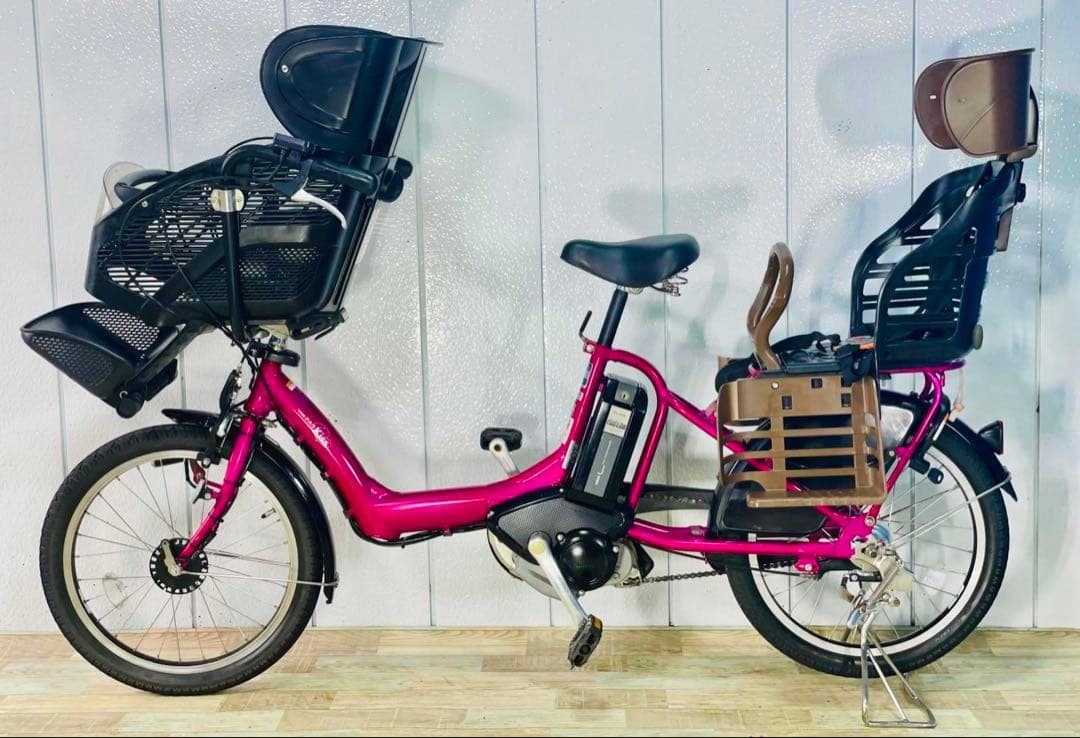 2949ヤマハ8.9アンペア3人乗り対応20インチ子供乗せ　電動アシスト自転車