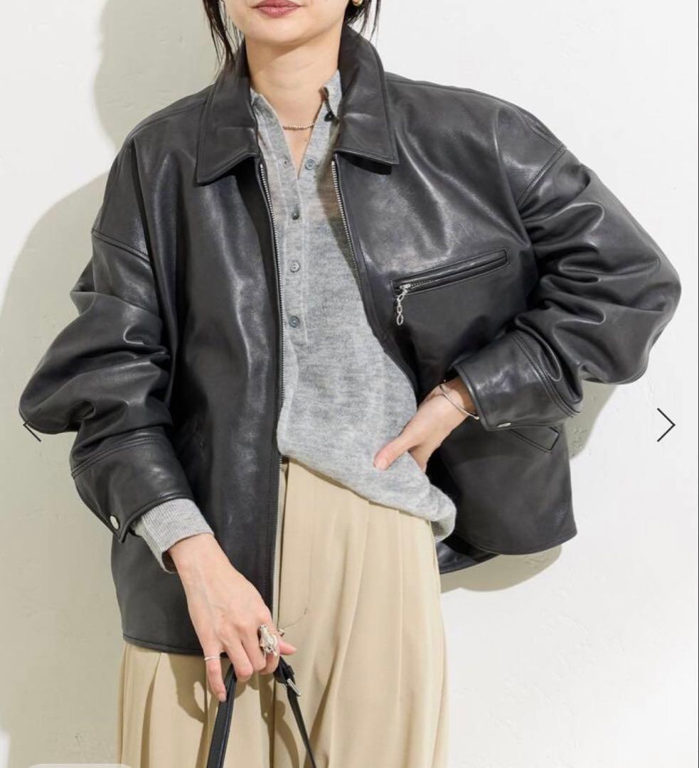 Schott ジャーナル別注LEATHER TRACKER JACKET