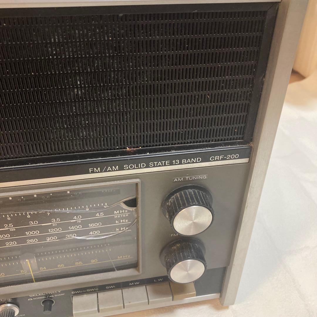 SONY CRF-200 13バンド レシーバー 電源ケーブル付 ジャンク品