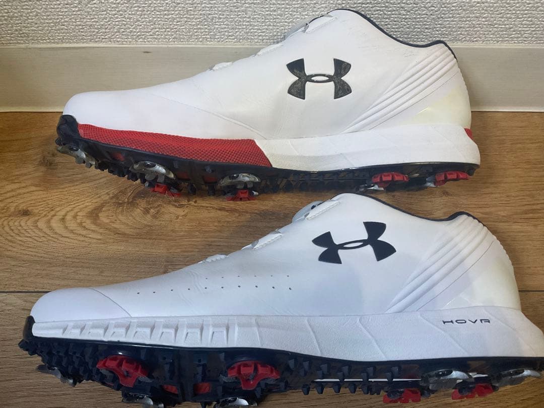 ゴルフシューズ UA HOVR Drive BOA EE(ホワイト) 29cm