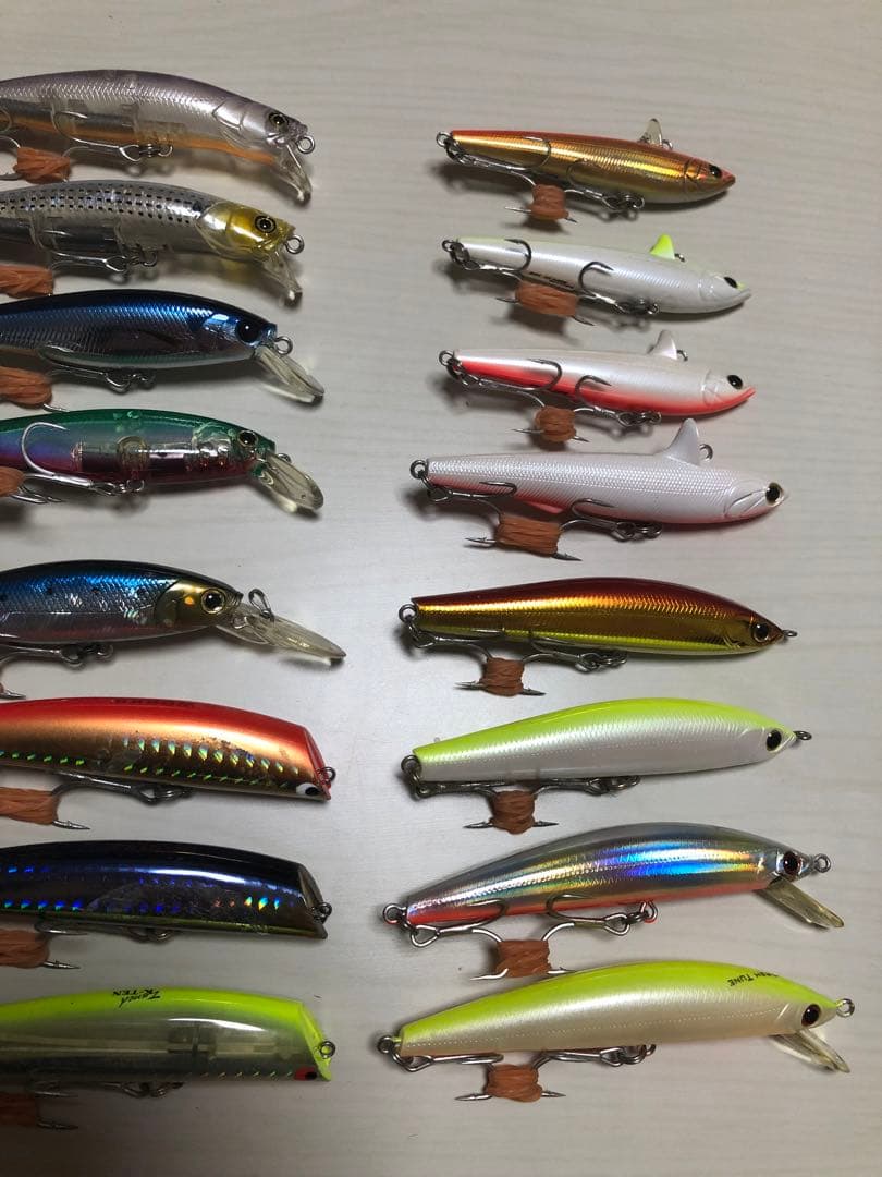 シーバスルアーセット 20個 多少の傷汚れ有り