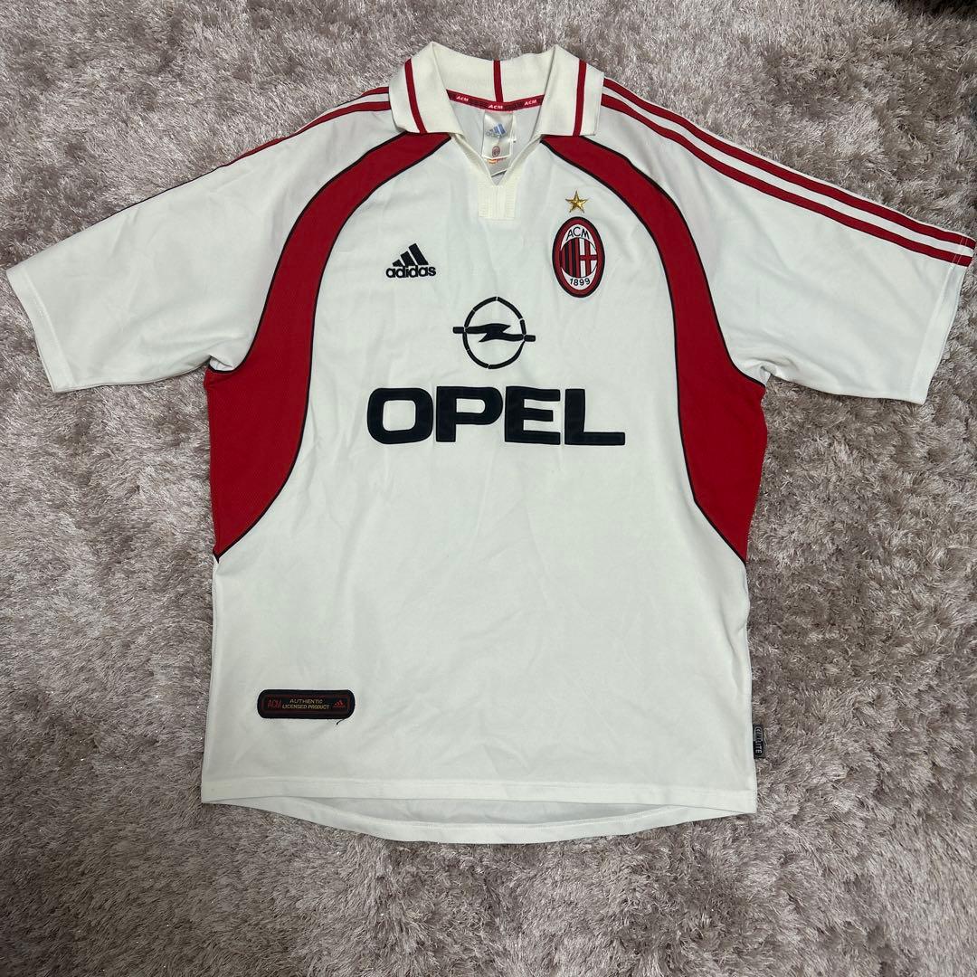 希少　アディダス ACミラン 2000-02 アウェイ ユニフォーム　選手支給